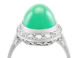 Antique Turquoise Ring with Diamonds for Sale