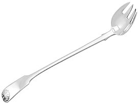 Sterling Silver Runcible Spoon - Antique Victorian