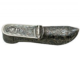 Antique Russian Silver Vesta Case