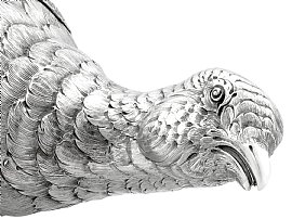 Silver Pheasants Ornament Face
