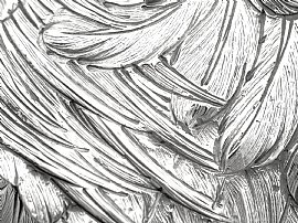 Silver Pheasants Ornament Feather Decoration