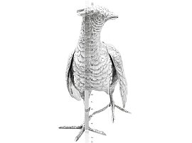 Silver Pheasants Ornament Ruler