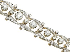 French Antique Diamond Bracelet for Sale
