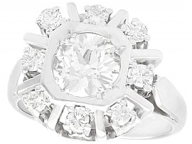 1950s Diamond Cluster Ring