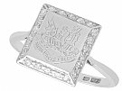 0.20ct Diamond and Platinum Dress Ring - Antique Circa 1920