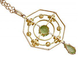 Antique Peridot Necklace