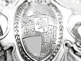 Antique Victorian Wiine Silver Ewer