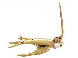 Antique Seed Pearl Bird Brooch Clasp