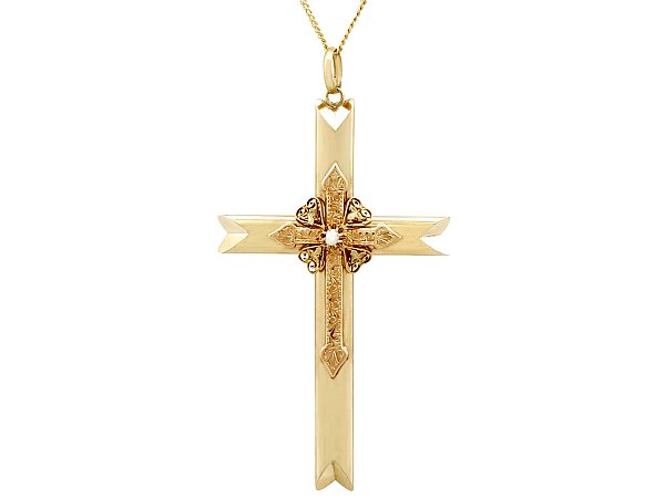 Victorian Cross Pendant for Sale