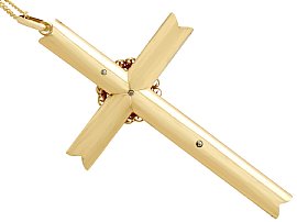 Victorian Cross Pendant with Diamonds