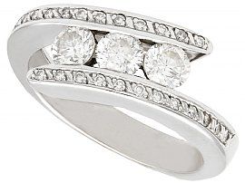 Vintage White Gold Diamond Ring