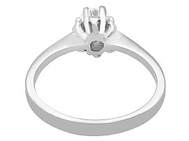 Gold Diamond Solitaire Ring 
