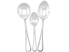 Feather Edge Silver Cutlery Set