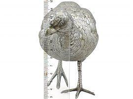 Silver Pheasants Ornament Ruler