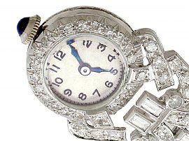 Diamond Fob Watch Vintage 