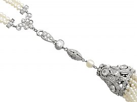 Antique Sautoir Pearl Necklace