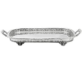 Silver Tray with Handles