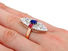 Victorian Navette Shaped Ring