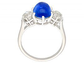 Burma Sapphire Engagement Ring