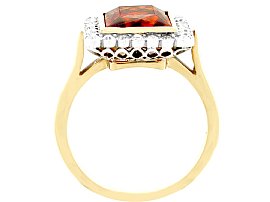 Antique Citrine and Diamond Ring for Sale UK