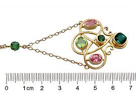 Victorian Gemstone Necklace Ruler