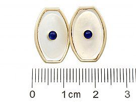 Mother of Pearl Cufflinks Antique