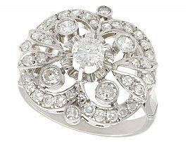 diamond cluster ring antique