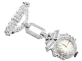 Art Deco Diamond Fob Watch