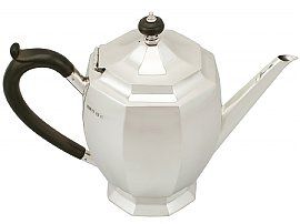 Roberts and Belk Silver Teapot