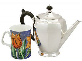 Roberts and Belk Silver Teapot