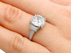 old cut diamond ring