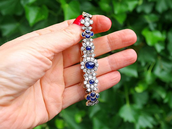 sapphire and diamond bracelets