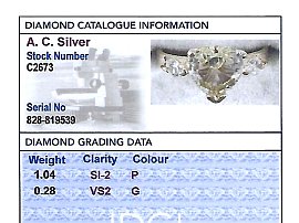 vintage heart cut diamond ring report