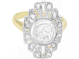 1930s Art Deco Diamond Ring 