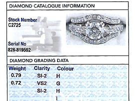 Vintage Stacked Diamond Rings Grading