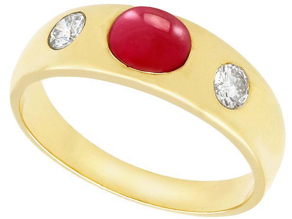 Vintage Ruby and Gold Ring