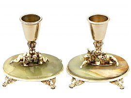 Candlesticks with Marble