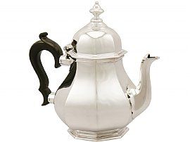 Edward Barnard and Sons Silver Teapot 