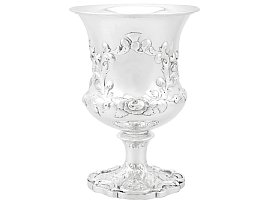 Sterling Silver Goblet - Antique Victorian (1838)