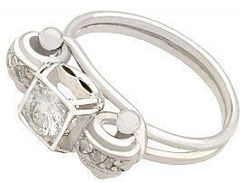 Diamond Dress Ring in 18ct White Gold