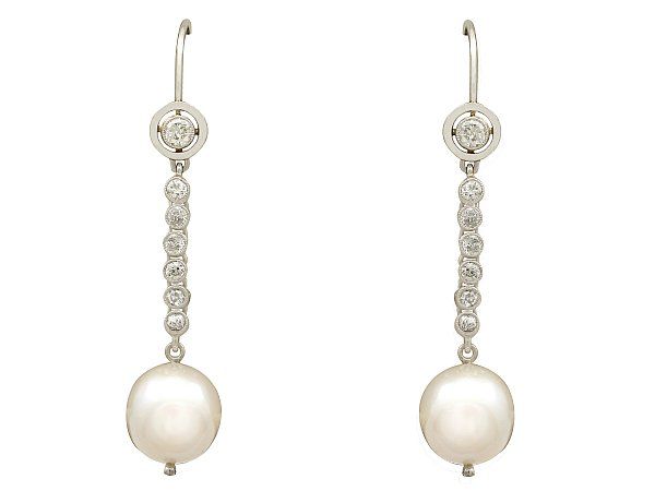 1950s Pearl Drop Earrings for Sale | AC 