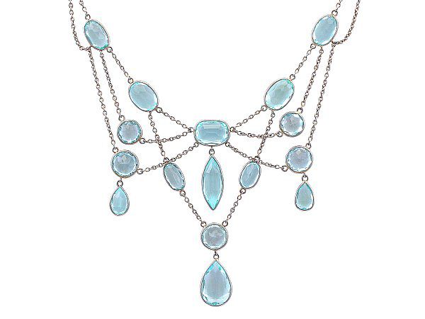 Antique Aquamarine Necklace