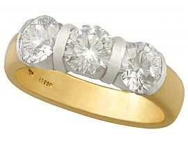 Tiffany Three Stone Diamond Ring for Sale
