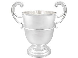Sterling Silver Presentation Champagne Cup - Antique Edwardian (1905)