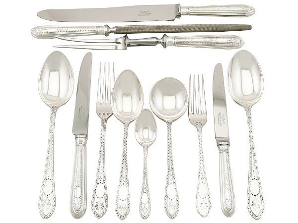 Vintage Six Person Cutlery Set