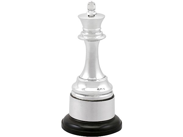 Sterling Silver Chess Ornament 