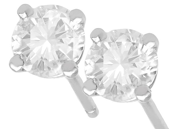 0.87ct Diamond Earrings