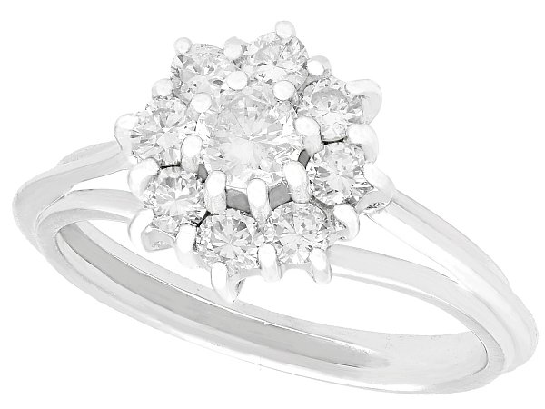 1960s Diamond Cluster Ring