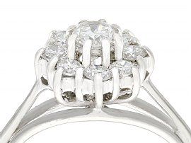 1960s Diamond Cluster Ring for sale