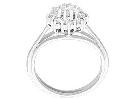 1960s Diamond Cluster Ring UK